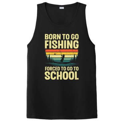 Funny Fishing Art For Fishing Fish Fisherman PosiCharge Competitor Tank