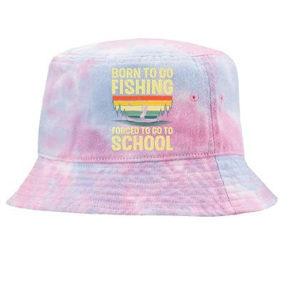 Funny Fishing Art For Fishing Fish Fisherman Tie-Dyed Bucket Hat