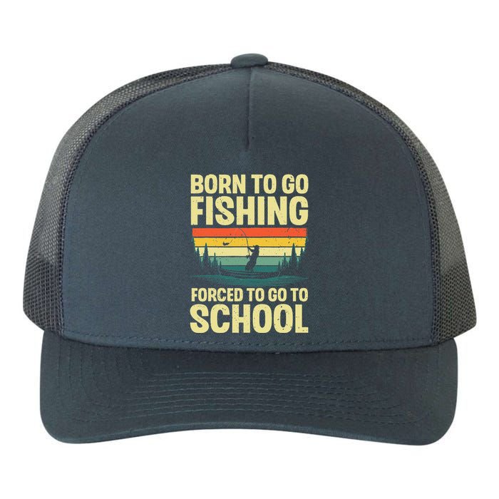 Funny Fishing Art For Fishing Fish Fisherman Yupoong Adult 5-Panel Trucker Hat