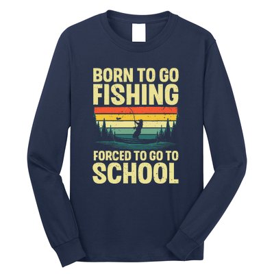 Funny Fishing Art For Fishing Fish Fisherman Long Sleeve Shirt