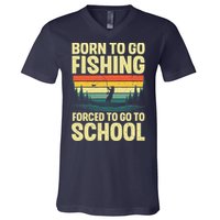 Funny Fishing Art For Fishing Fish Fisherman V-Neck T-Shirt