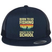 Funny Fishing Art For Fishing Fish Fisherman Flat Bill Trucker Hat