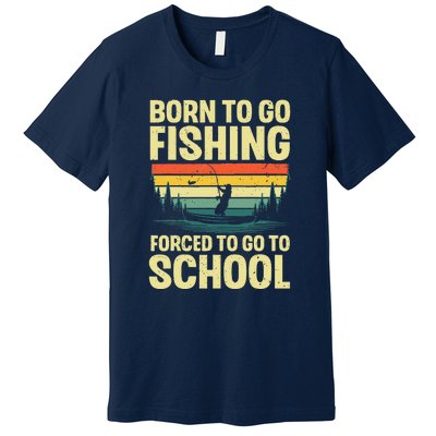 Funny Fishing Art For Fishing Fish Fisherman Premium T-Shirt