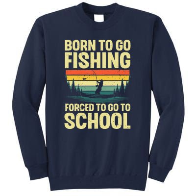 Funny Fishing Art For Fishing Fish Fisherman Tall Sweatshirt