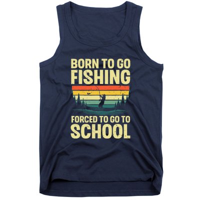 Funny Fishing Art For Fishing Fish Fisherman Tank Top