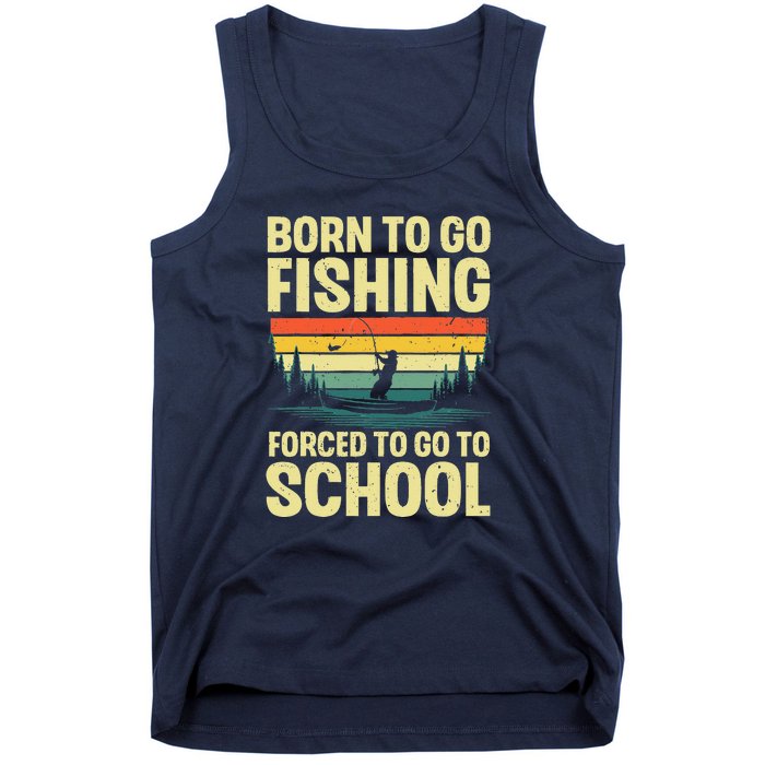 Funny Fishing Art For Fishing Fish Fisherman Tank Top