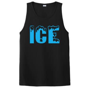 Funny Fire And Ice Costume Halloween Family Matching Funny PosiCharge Competitor Tank