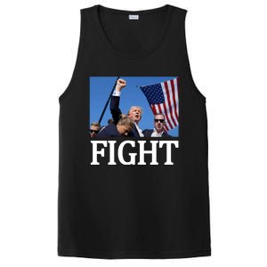 Fight For America Trump Assassination Attempt Fist PosiCharge Competitor Tank