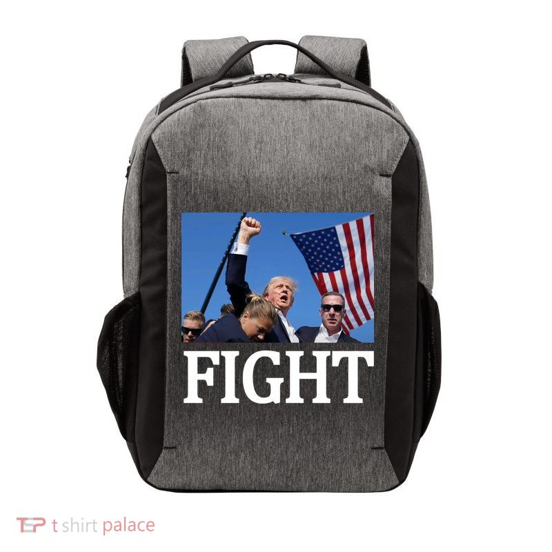 Fight For America Trump Assassination Attempt Fist Vector Backpack