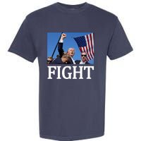 Fight For America Trump Assassination Attempt Fist Garment-Dyed Heavyweight T-Shirt