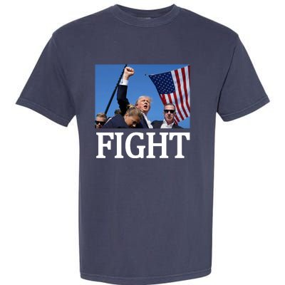 Fight For America Trump Assassination Attempt Fist Garment-Dyed Heavyweight T-Shirt