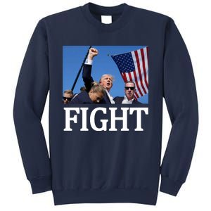 Fight For America Trump Assassination Attempt Fist Sweatshirt