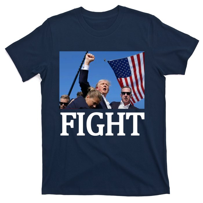 Fight For America Trump Assassination Attempt Fist T-Shirt