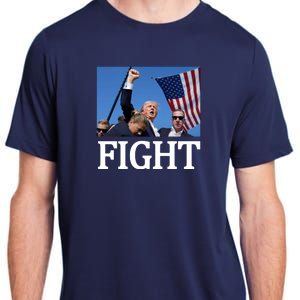 Fight For America Trump Assassination Attempt Fist Adult ChromaSoft Performance T-Shirt