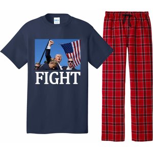 Fight For America Trump Assassination Attempt Fist Pajama Set