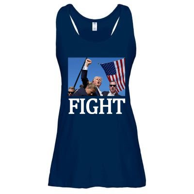 Fight For America Trump Assassination Attempt Fist Ladies Essential Flowy Tank