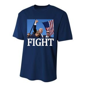 Fight For America Trump Assassination Attempt Fist Performance Sprint T-Shirt