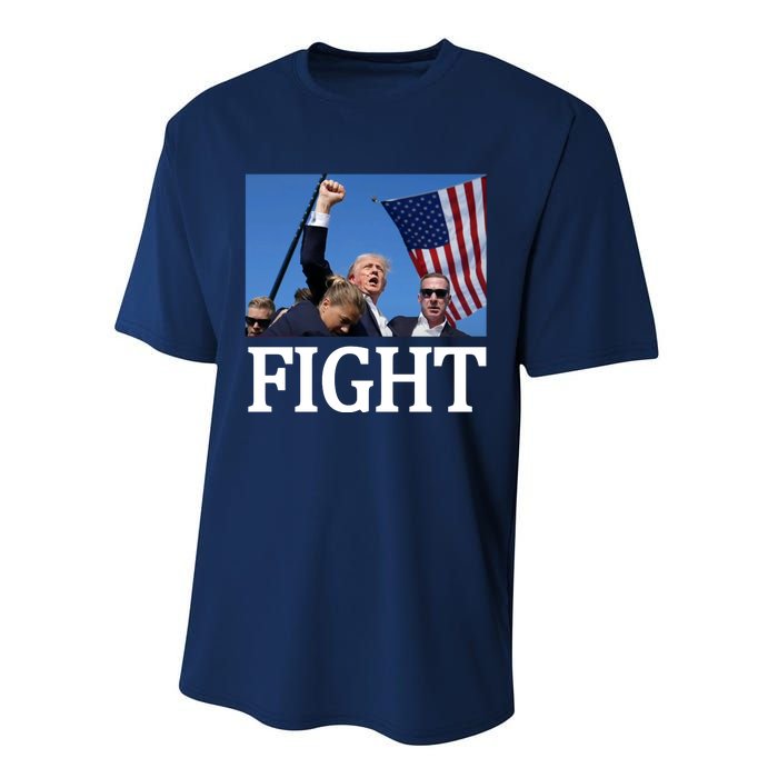 Fight For America Trump Assassination Attempt Fist Performance Sprint T-Shirt