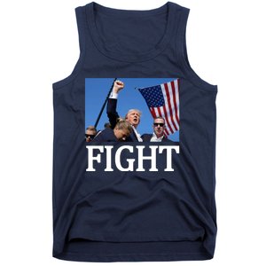 Fight For America Trump Assassination Attempt Fist Tank Top