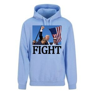 Fight For America Trump Assassination Attempt Fist Unisex Surf Hoodie