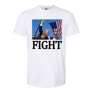 Fight For America Trump Assassination Attempt Fist Softstyle CVC T-Shirt