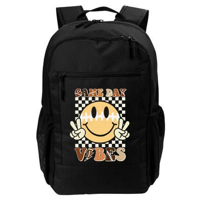 Funny Face American Football Game Day Vibes Sport Girl Backpack