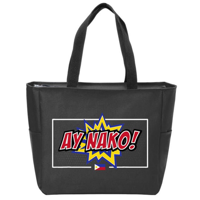 Funny Filipino Ay Nako! Filipino Women Ay Naku Zip Tote Bag