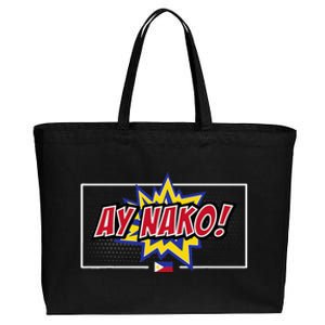 Funny Filipino Ay Nako! Filipino Women Ay Naku Cotton Canvas Jumbo Tote