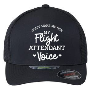 Funny Flight Attendant Flexfit Unipanel Trucker Cap