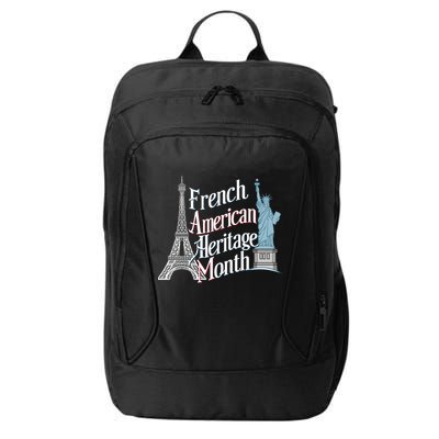 Funny French American Heritage Month City Backpack