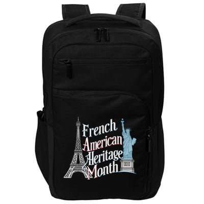 Funny French American Heritage Month Impact Tech Backpack