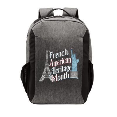 Funny French American Heritage Month Vector Backpack