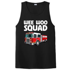 Funny Firefighter Art For Women Fire Truck Fireman PosiCharge Competitor Tank