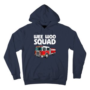 Funny Firefighter Art For Women Fire Truck Fireman Hoodie