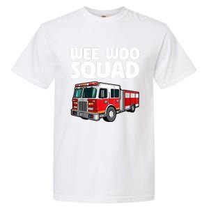 Funny Firefighter Art For Women Fire Truck Fireman Garment-Dyed Heavyweight T-Shirt