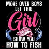 Funny Fishing Art For Girl Fishing Lover Fisherwoman Baby Bodysuit