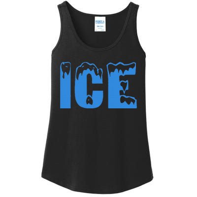 Funny Fire And Ice Halloween 2024 Family Matching Ladies Essential Tank