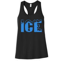 Funny Fire And Ice Halloween 2024 Family Matching Women's Racerback Tank