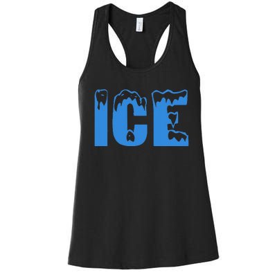 Funny Fire And Ice Halloween 2024 Family Matching Women's Racerback Tank