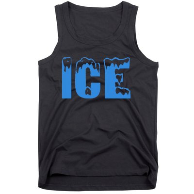 Funny Fire And Ice Halloween 2024 Family Matching Tank Top