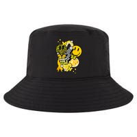Fight For A Cure Retro Smile Face Childhood Cancer Cool Comfort Performance Bucket Hat