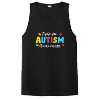 Fight For Autism Awareness Puzzle Gift Autism Awareness Day PosiCharge Competitor Tank