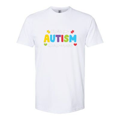 Fight For Autism Awareness Puzzle Gift Autism Awareness Day Softstyle CVC T-Shirt