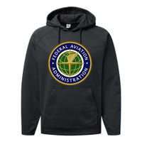 Faa Federal Aviation Administration Performance Fleece Hoodie