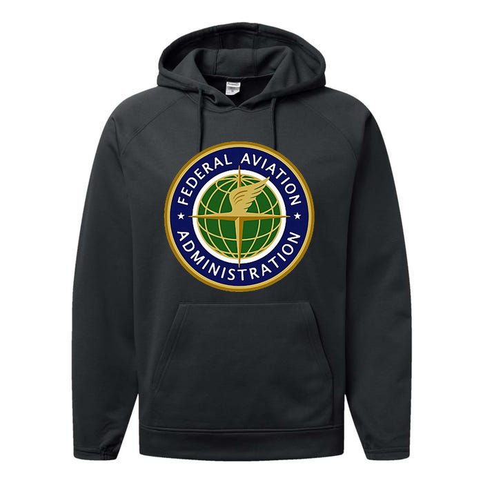 Faa Federal Aviation Administration Performance Fleece Hoodie