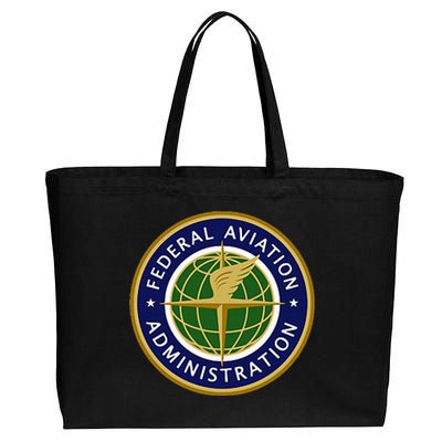 Faa Federal Aviation Administration Cotton Canvas Jumbo Tote