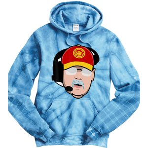 Funny Football American Coach Reid Frozen Mustache Tie Dye Hoodie