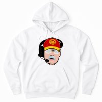 Funny Football American Coach Reid Frozen Mustache Hoodie