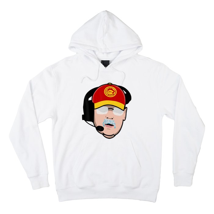 Funny Football American Coach Reid Frozen Mustache Hoodie