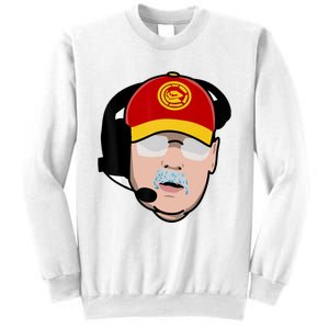 Funny Football American Coach Reid Frozen Mustache Sweatshirt